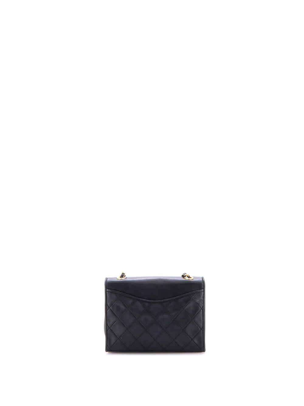 Chanel Vintage Cc Full Flap Bag Quilted #206015C21B - Picture 3 of 6